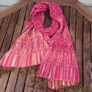 Reversible Pink Scarf